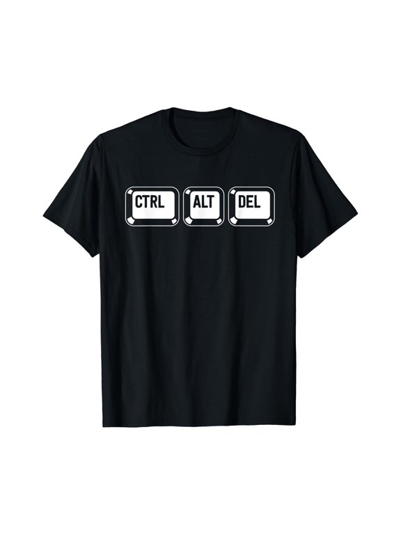 Computer Programmer Office Gift T-Shirt - Ctrl Alt Delete