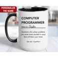 thumbnail image 1 of Computer Programmer Personalized Gift Computer Programmer Definition Mug Computer Programm, 1 of 4