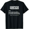 thumbnail image 1 of Computer Programmer Problem Solver Genius Design T-Shirt, 1 of 4