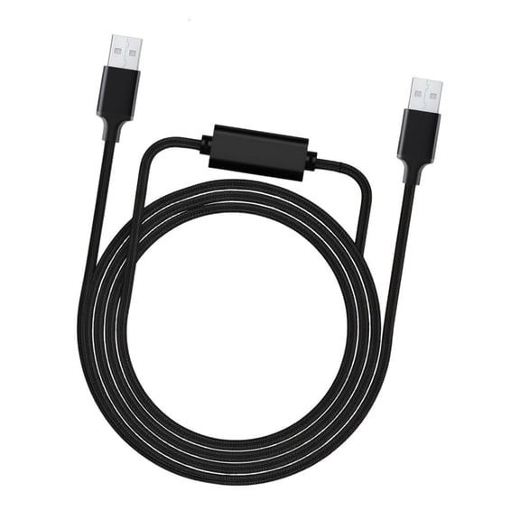 Computer Recording Cable USB-A to USB-A 2M for Live Streaming, Sound Card Connection, and Transfer Workflows Tasks