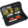 thumbnail image 1 of Computer Repair and Upgrade Tool Kit, Includes Reversible Ratcheting Screwdriver with Phillips, Flat, Star, and Nut Driver Bits, IC Extractor + Inserter, Part Retriever Claw, Tweezers (Model CTK5), 1 of 5