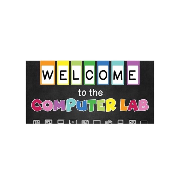 Computer Rules Shortcuts Canvas Poster Classroom Technology Decor