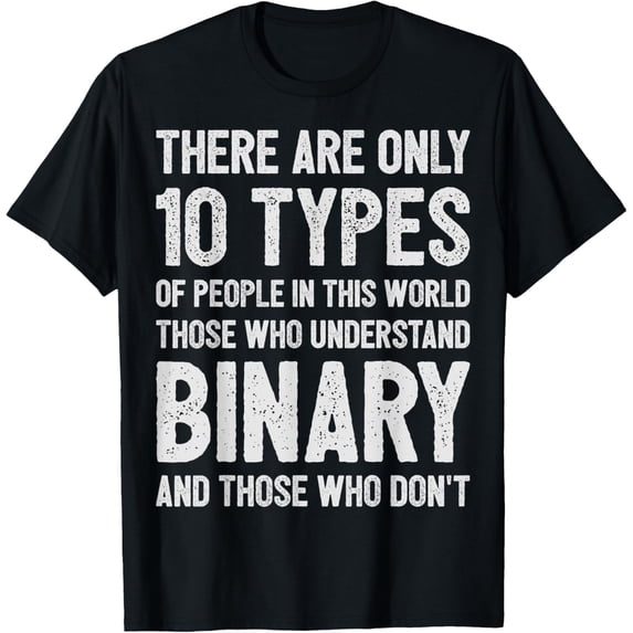 Computer Science Binary Code Coding Programming Programmer T-Shirt