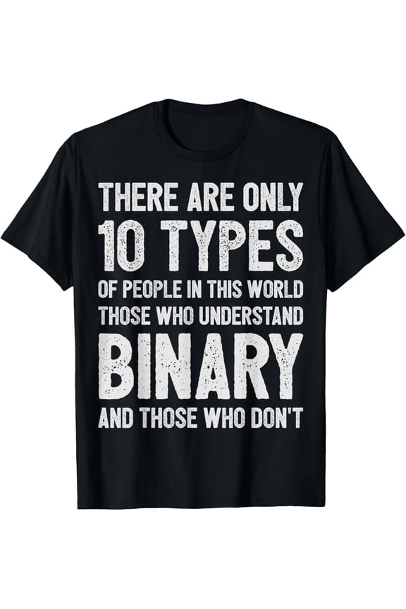 Computer Science Binary Code Coding Programming Programmer T-Shirt