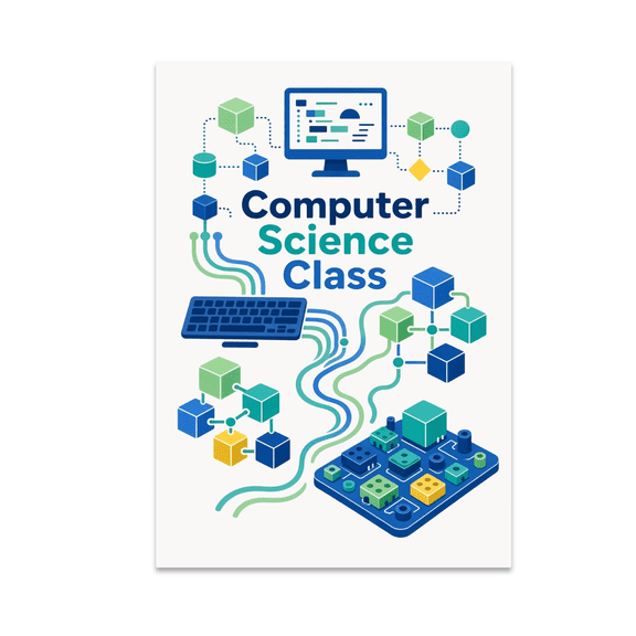 Computer Science Class Wall Art - Computer Science Enthusiast - 13x19 Poster Print
