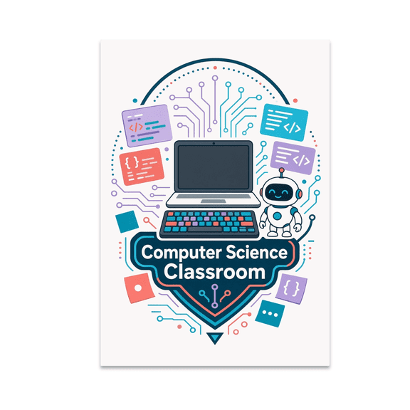 Computer Science Classroom Wall Art - Computer Science Teacher - 13x19 Poster Print