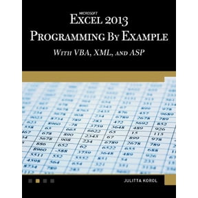 Pre-Owned Computer Science Microsoft Excel 2013 Programming by Example with Vba, XML, and ASP, (Paperback)