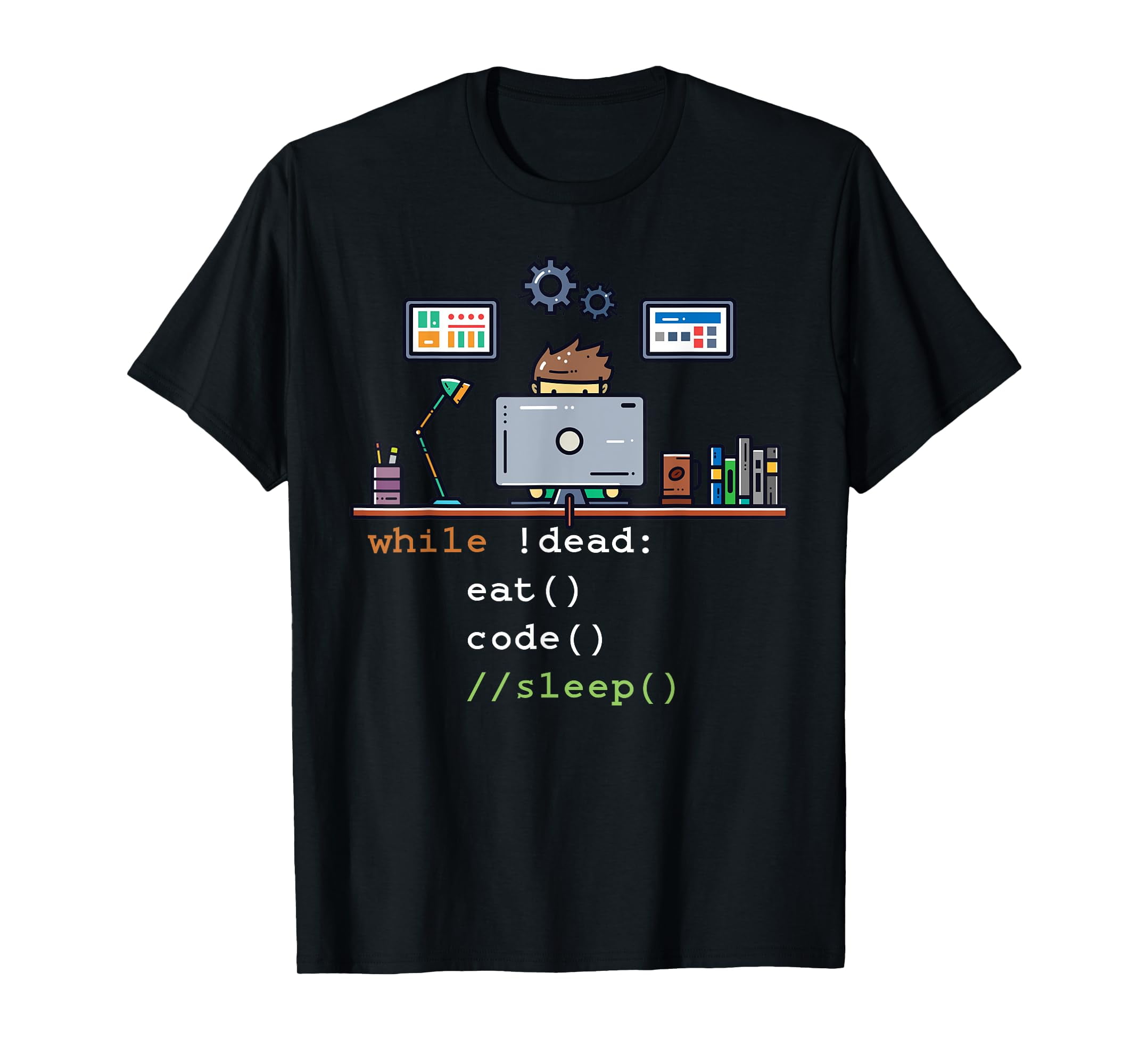 Computer Science Python Programmer Eat Code Sleep T-Shirt - Walmart.com
