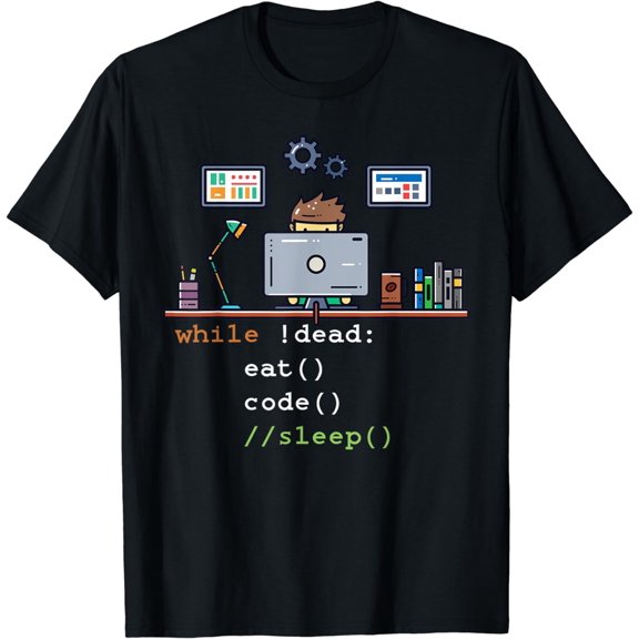 Computer Science Python Programmer Eat Code Sleep T-Shirt
