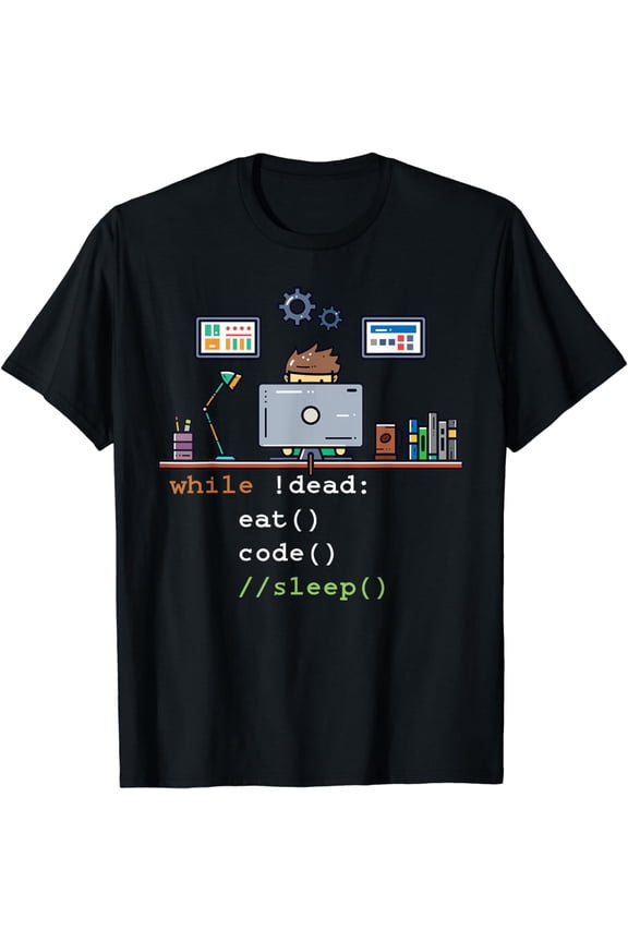 Computer Science Python Programmer Eat Code Sleep T-Shirt