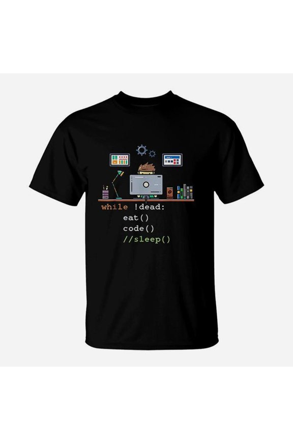 Computer Science Python Programmer Eat Code Sleep TShirt