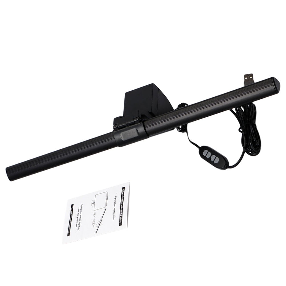 Computer Screen Lamp with Adjustment Features Space Saving Reading LED