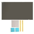 Computer screen protector easy mounting double sided anti glaring eye