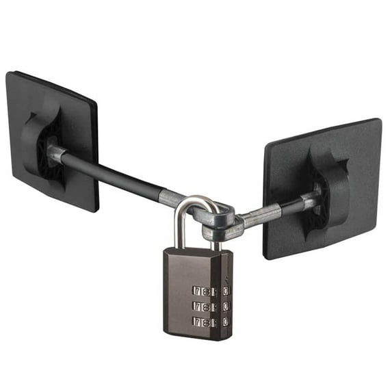 Computer Security Products Refrigerator Lock Fridge Freezer Security Black Combination Padlock