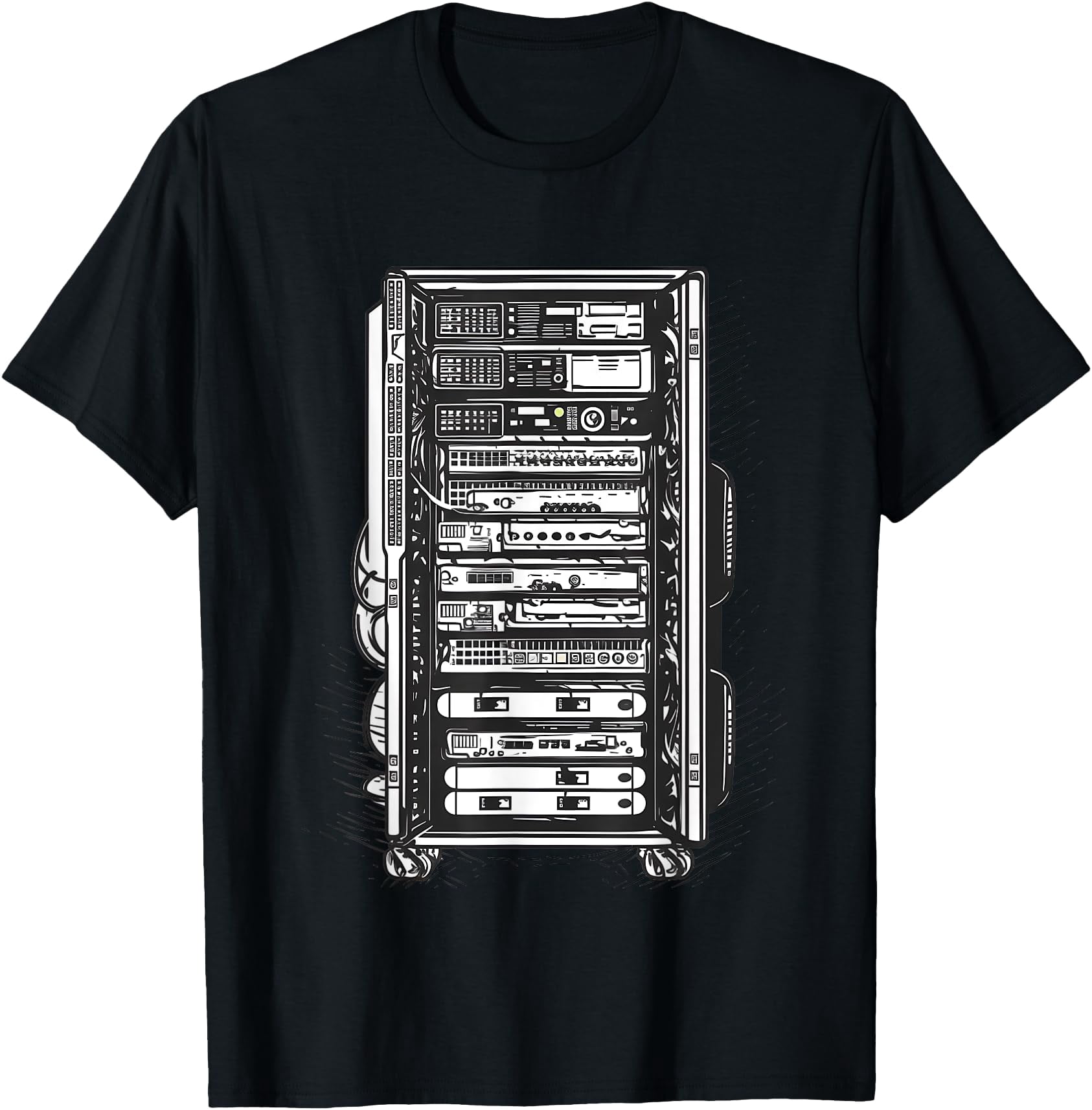 Computer Server Network Rack Sysadmin Engineer Homelab T-Shirt ...