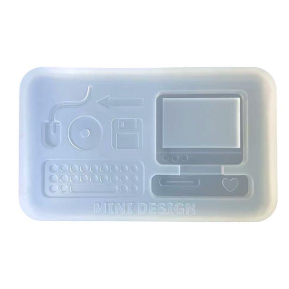 Computer Shape Silicone Mold For Epoxy Resin Soap And CandleMaking