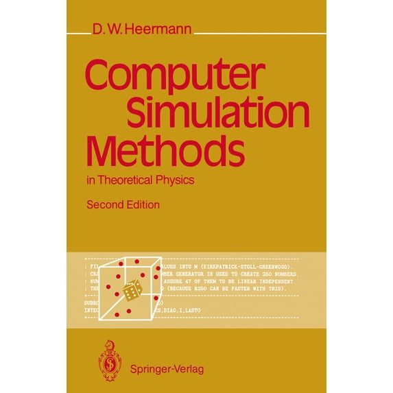 Computer Simulation Methods in Theoretical Physics, (Paperback)