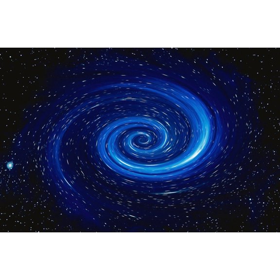 Computer Space Image Canvas Art - Stocktrek Images (34 x 23)