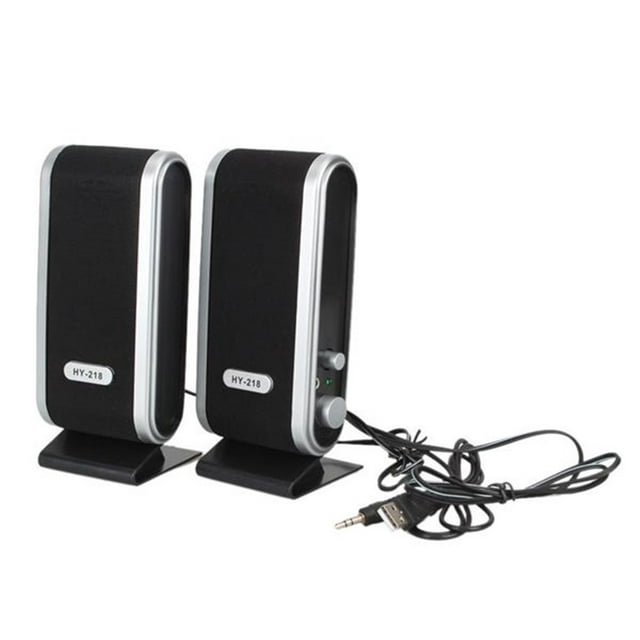 USB Desktop Speakers for Computer PC, Small Portable Laptop Speakers, Mini Speakers