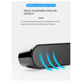 Computer Speaker with Mic Desktop Sound Bar Subwoofer Speakers for