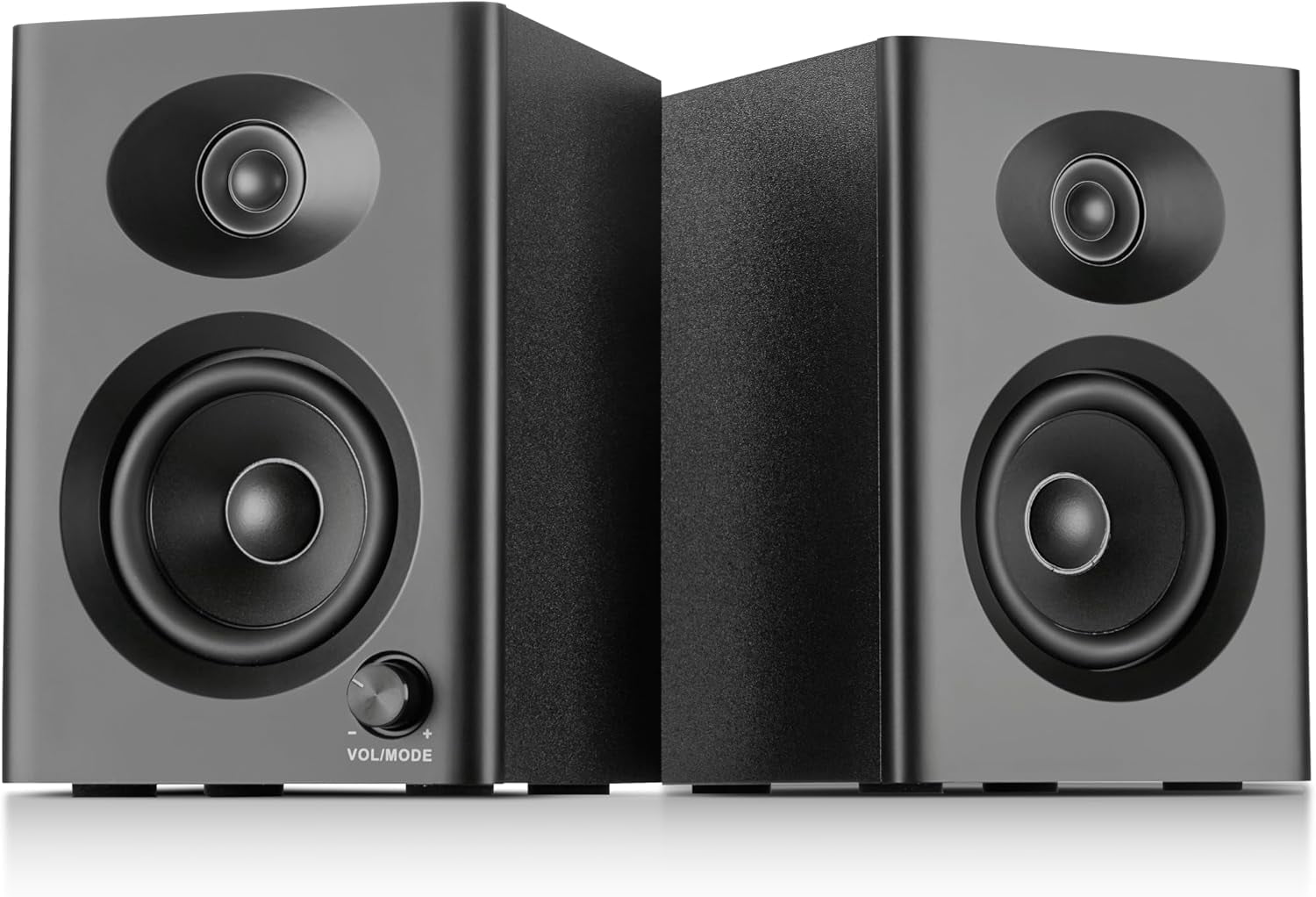 Computer Speakers for Desktop PC,  Bluetooth Surround Sound Speakers with Bass, Compact Powered Bookshelf Speakers for Office, Monitors, Laptop, Gaming, TV,