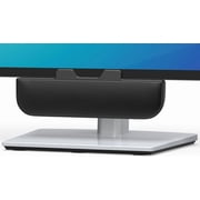 Computer Speakers for Desktop PC, Monitor Speakers, USB Plug-in, Wired, External Speaker for Laptop, Small Computer Soundbar for PC, with Loud Sound, Deep Bass, USB-C Adapter, Easily Clamp to Monitor