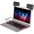 thumbnail image 1 of Computer Speakers,Laptop Speaker with Stereo Sound,Wired USB Power,Portable Mini Sound Bar for Windows PCs, Desktop Computer,Laptops, 1 of 8