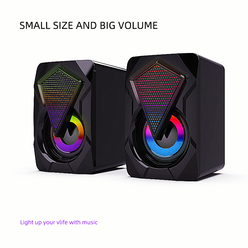 Computer Speakers With Subwoofer For PC Desktop Laptop LED Fashion ...