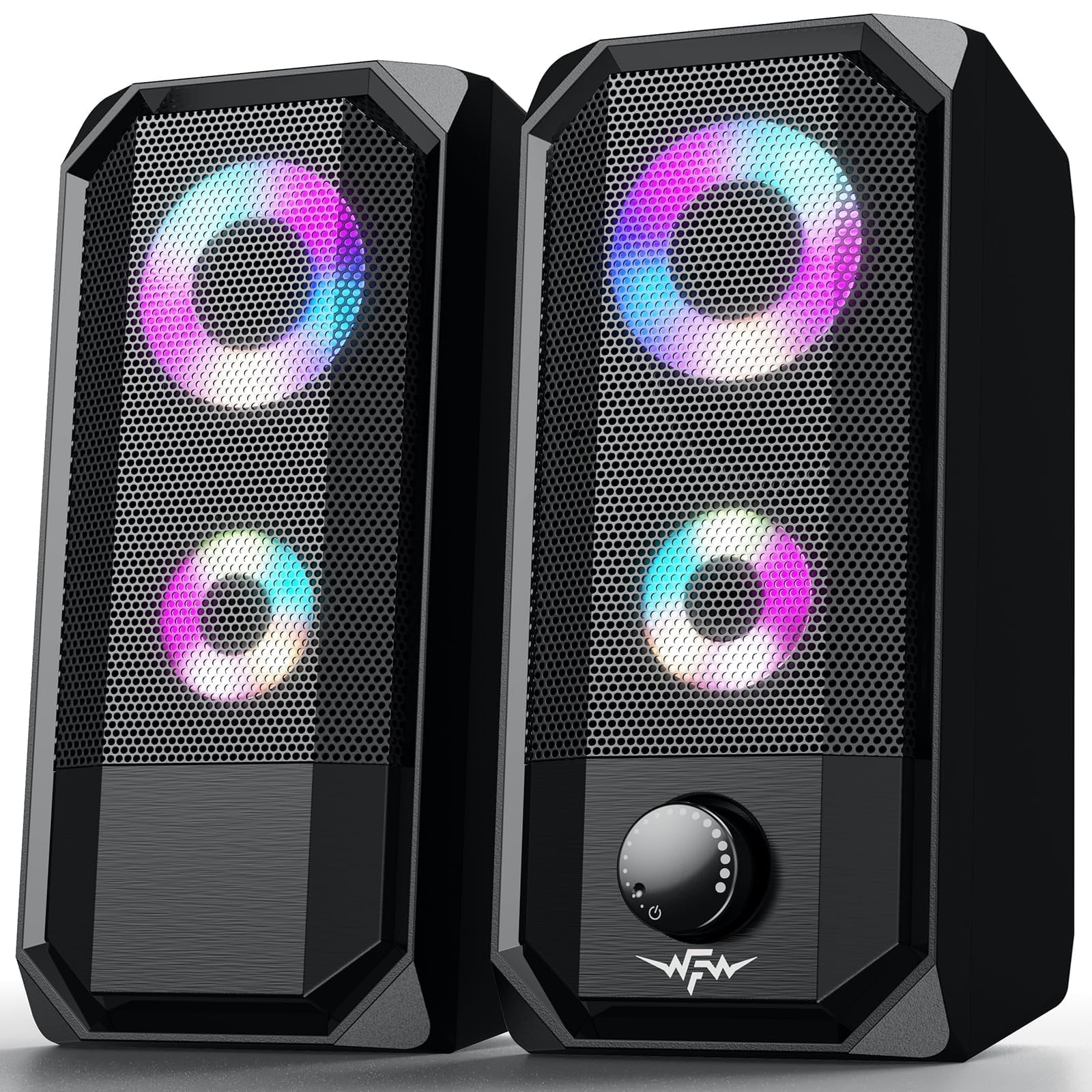 Computer Speakers for Desktop PC, FC03 USB Powered Gaming Speakers