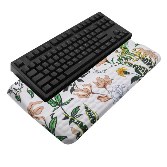 Computer Stand With Wrist Rest Tilted Holder - Riser Pad Tray Support For Office Home Grass