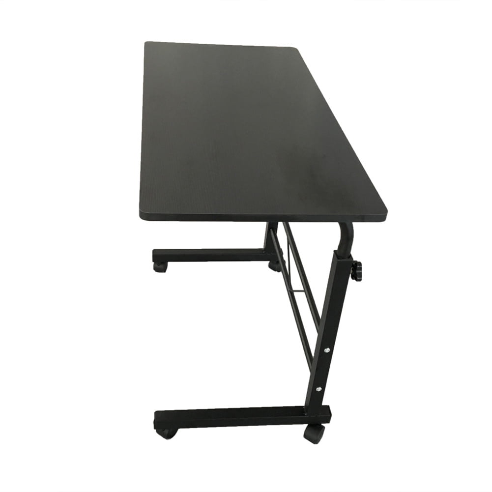 Computer Table Black Desktop Black Pipe Rack Standing Desk Adjustable ...