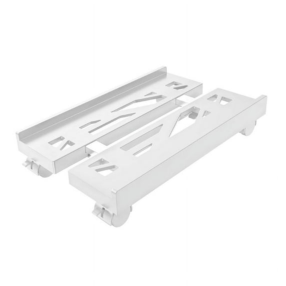 Adjustable Mobile CPU Stand, Ventilated Computer Tower Stand with 4 Caster Wheels, Fits Most PC Towers, Under Desk CPU Holder