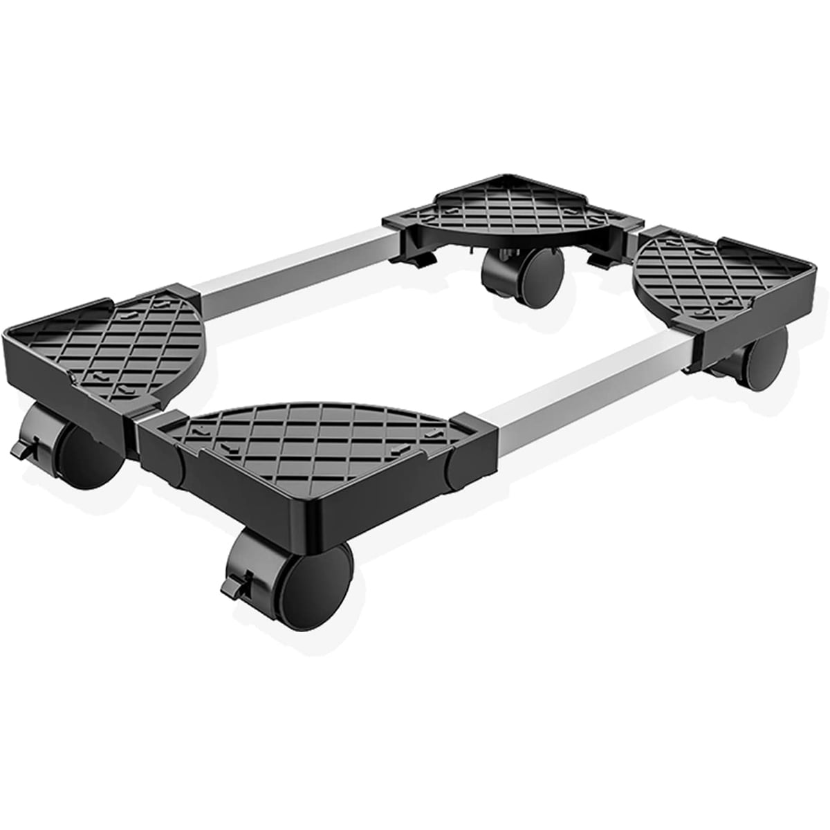 Computer Tower Stand Adjustable Mobile CPU Stand with 4 Rolling Caster