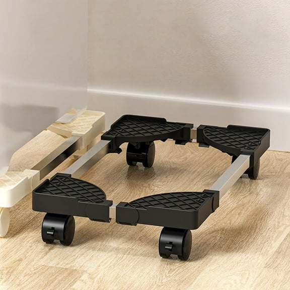 Computer Tower Stand - Adjustable Rolling Platform Computer Tower Stand With 4 Locking Rolling Caster Wheels Mobile Ventilated Cart Rack Fits Most Computer Host Desktop Rack for Office Home