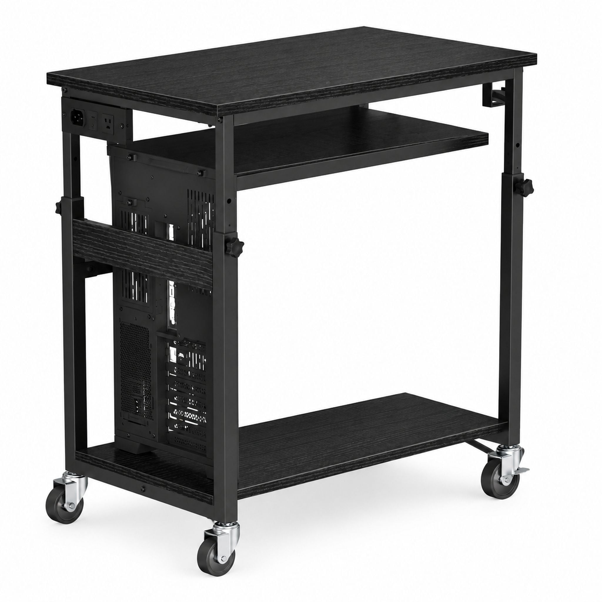 Computer Charger Tower Computer Tower Stand with Charging Station, 25.2''-36.2'' Height ...
