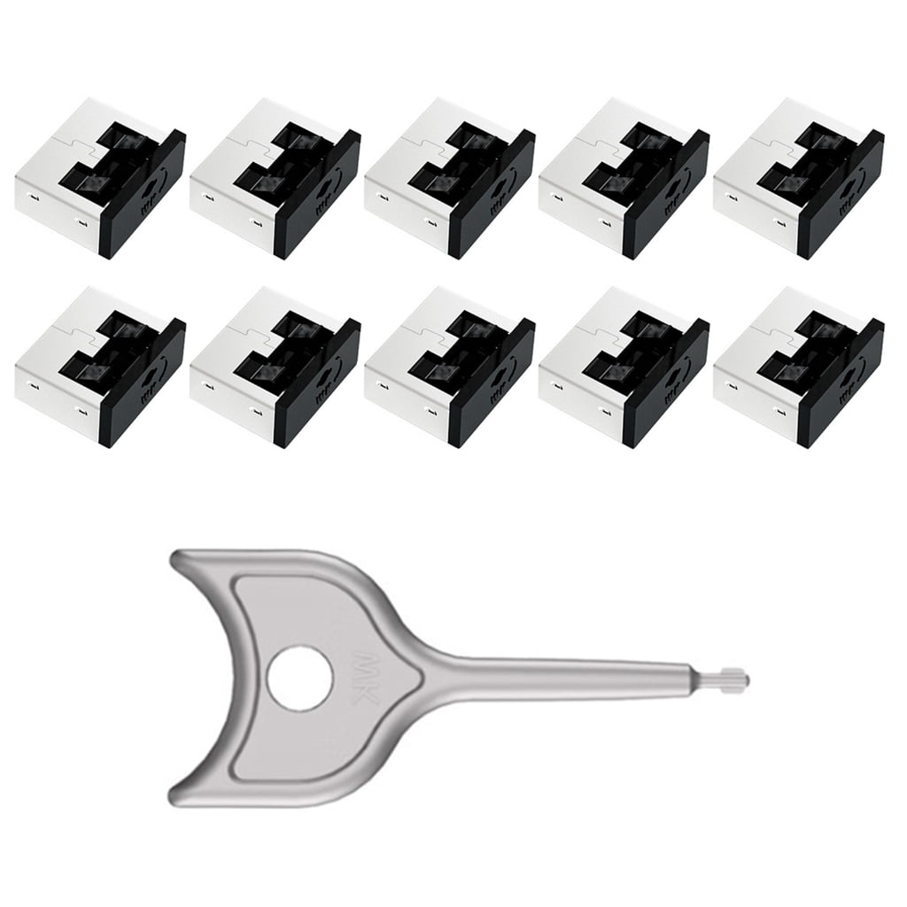 Computer USB Port Security Lock Metal and PC Interfaces Protector Tool ...