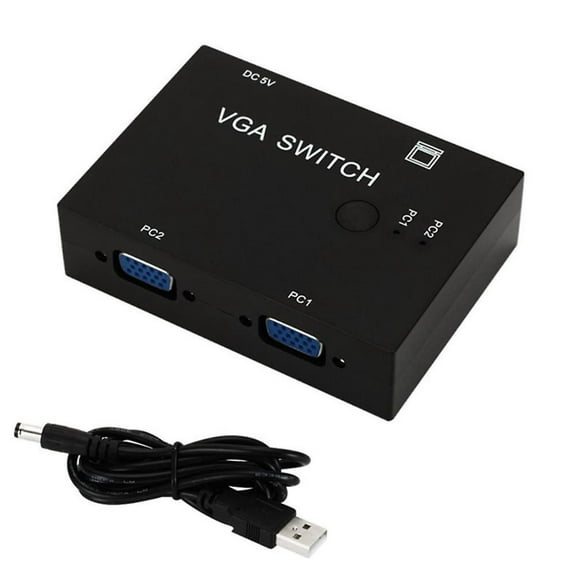 Computer VGA switcher, 2 input 1 output, VGA 2 port switcher