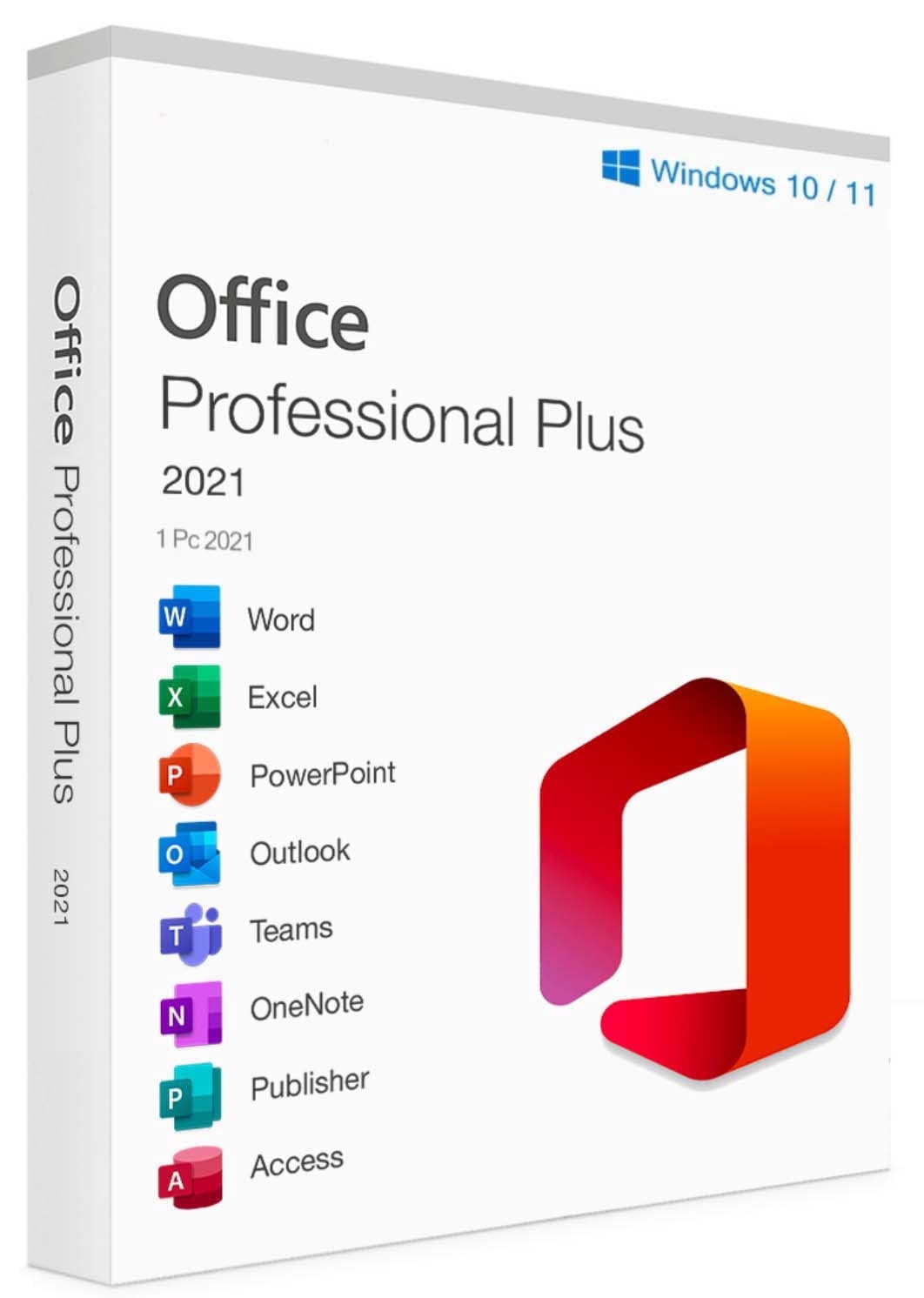 Computer Werx: Office, 2021 Pro Plus (Key and DVD)