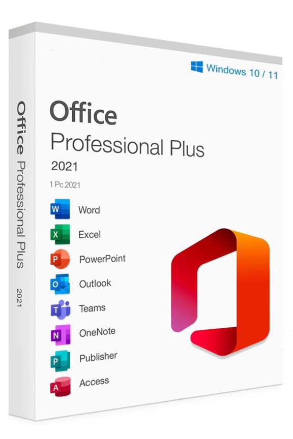 : Office, 2021 Pro Plus (Key and DVD)