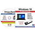 thumbnail image 1 of Computer Werx Windows 10 Professional 32/64 Bit Repair Restore Recover  USB for Legacy Bios Plus Drivers DVD Software, 1 of 8