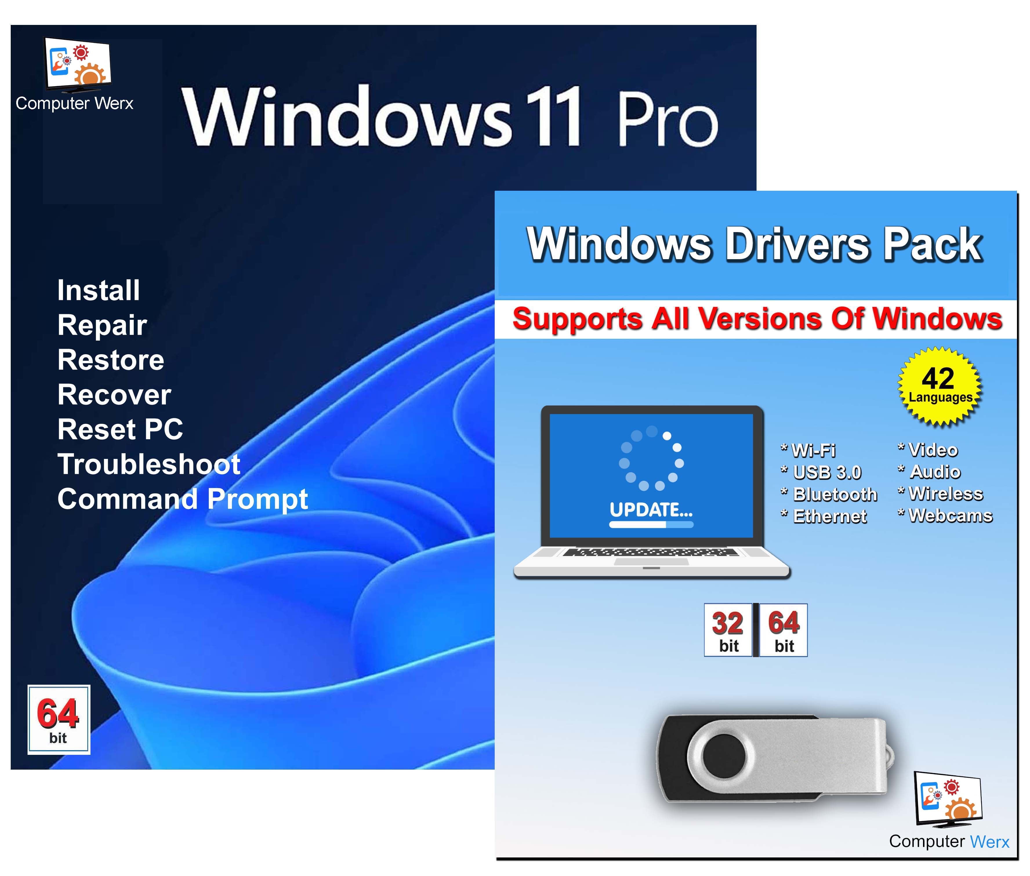 新品　Windows 11  Microsoft Windows 11 Professional 64-Bit - USB Drive - New