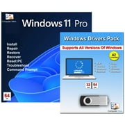Computer Werx Windows 11, Professional 64 Bit with Key USB