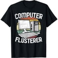 thumbnail image 1 of Computer Whisper Computer Computer Computer Science Nerd Informatician Gift T-Shirt, 1 of 4