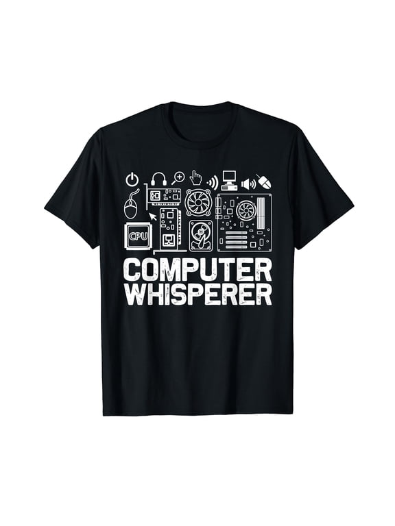 Computer Whisperer Shirt IT Tech Support Nerds Geek T-Shirt