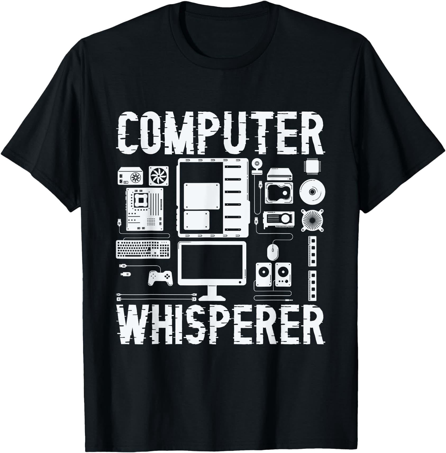 Sign Language For Computtr Computer Whisperer Tech Supports Programmer Coder T-Shirt - Walmart.com