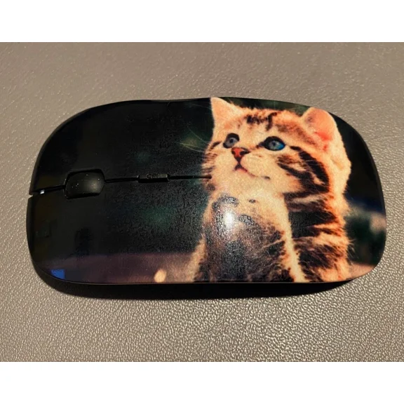 Computer Wireless Mouse 2.4Ghz Usb Mice Receiver For Pc Laptop Mac Kitten