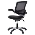 thumbnail image 1 of Computer Work Desk Chair, Black, Faux Vinyl Leather, Home Office Business, Modern Contemporary HB34278, 1 of 12