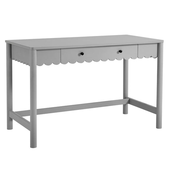 Computer Work Desk, Light Gray, Wood, Home Office Business, Modern Contemporary, HB37716