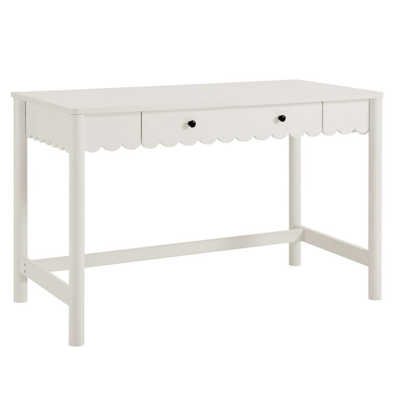 Computer Work Desk, White, Wood, Home Office Business, Modern Contemporary, HB37718