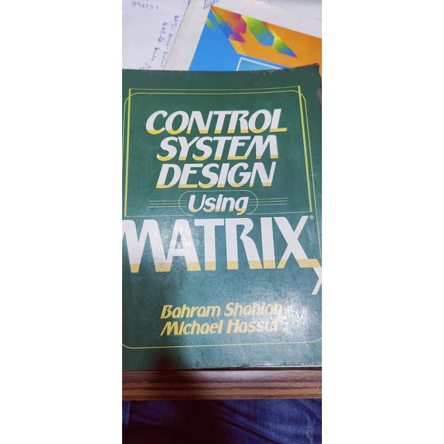 Computeraided Control Systems Design Using Matrix X 9780131740952